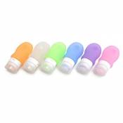 60ml Mini Bouteille Silicone Bouteille Rechargeable