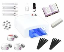 Nailsfactory Kit studio, Set Gel UV lampe UV Blanc