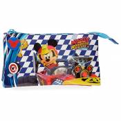 Trousse 3 compartiments Mickey Race