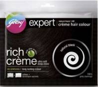 Godrej 5 X Expert Rich Creme Hair Colour Natural Black