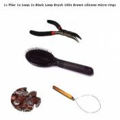 Kit plume Boucle Extension Cheveux 1 x Pince 1 x Boucle