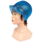 bonnet a meches fluo rubber blue mezzo