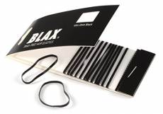 BLAX Black Snag-Free Hair Elastics - 2mm-12ct by Blax
