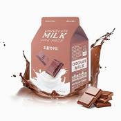 A'PIEU Masque en Tissu au Lait Milk One Pack 21g Chocolat