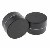MERIGLARE 2x PP Cosmetic Containers Case Titulaires