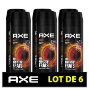 AXE Déodorant Homme Musk Bodyspray - 48h de Fraîcheur Non-Stop - Antibactérien - Lot de 6 x 200 ml - 1,2 L
