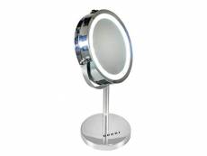 Miroir cosmétique rond à LED - Rotation à 360 °