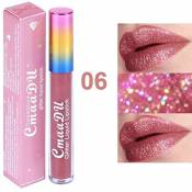 Metallic Lipstick,ROMANTIC BEAR Shimmer Lipgloss Glitter