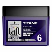 Taft - Gel Coiffant Cheveux - Power Gel Titane - Pot