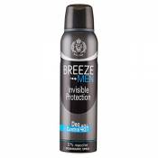 Breeze Deo Spray pour homme Invisible 150