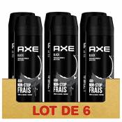 AXE Déodorant Homme Spray Black, 48h non-stop frais,