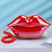 Bureau Téléphone fixe Lèvres Rouges Créatives Téléphone