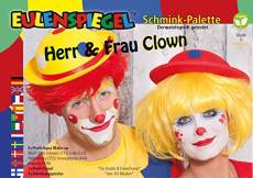 Eulenspiegel Palette de maquillage Mr et Mrs Clown