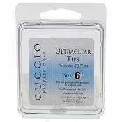 Cuccio Pro Ultraclear Tips 6 by for Women 50 Ongles