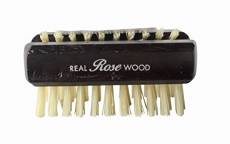 Hydrea London Dual Sided Rosewood Nail Brush Natural