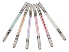 Xiaoyu crystal transparent microblading pen, maquillage