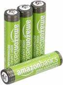 Amazon Basics Piles rechargeables AAA haute capacité,
