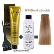 Lot coloration cheveux 100 ml Oro Therapy blond tr