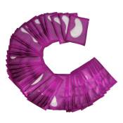 Extension de cils Hydrogel sous les yeux Gel non pelucheux Pad Patch autocollant bande (10 paires violet) -NIM