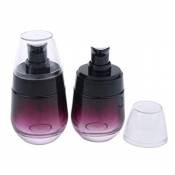 Generic 2pcs Bouteille Vide Pompe Lotion Parfum Flacon