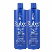 Rubee Hand & Body Lotion 16oz (2 Pack) by R&R Cosmetcis,