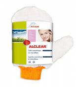 ALCLEAR 200805 Gant cosmétique en Microfibre Blanc