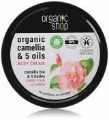 Organic Shop Body Cream Japanese Camellia Organic Camellia