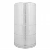 Alinory Cosmetic Holder, 4Tiers Acrylic Clear Makeup