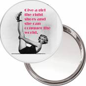Maquillage Miroir Bouton avec Marilyn Monroe "Give