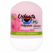 Ushuaïa - Déodorant Femme Bille Bio Parfum Hibiscus