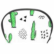 Tizorax Sac à cosmétiques avec cactus et symboles