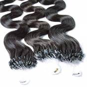 50 x 1g Extension cheveux à froid loops - 40cm, couleur