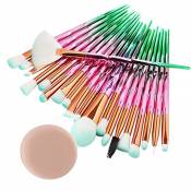 Walaka Pinceaux Maquillages Professionnel 20Pcs Maquillage