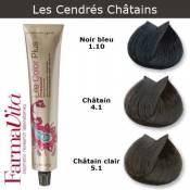 Coloration cheveux FarmaVita - Tons Cendrés Châtains