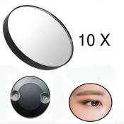 Miroir grossissant (x 10) avec ventouse
