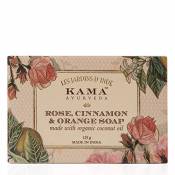 Kama Ayurveda Rose, Orange and Cinnamon Soap with Organic
