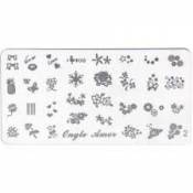 Plaque nail art stamping,pour vernis stamping et tampon