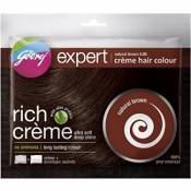 Godrej Expert Creme Hair Colour natural brown 20G+20Ml