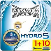 Wilkinson Hydro 5 - 10 Lames de Rasoir pour Homme +