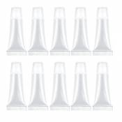 Vococal® 10pcs 8ml Flacon Lèvres Gloss Vide Plastique