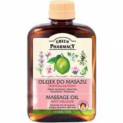 Anti-Cellulite Massage Oil - Helps Reduce Cellulite by Encouraging Lymph Flow - Essential Oils of Juniper, Lavender, Cypress, Lime and Almond - 200ml