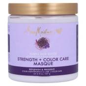Purple Rice Water Strength + Color Care Masque insuffle des brins fragiles avec hydratation intense pour restaurer la santé et la
