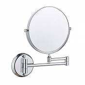 8 Pouces Miroir Mural Grossissant x3 Fois Grossissement-Extension