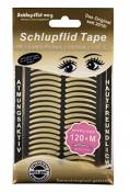 Bande de correction pour paupières Schlupflid Tape «pretty size» (M) - 60 patchs – Pas d'opération - Pour un regard plus ouvert - Correcteur pour paupières tombantes