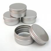 12 x 30 ml-Aluminium-Make up - 30 ml-Pots cosmétiques