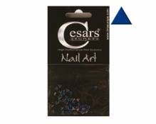 Cesars Nail Art Triangle bleu