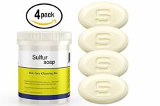 Sulfur Savon – 10% Sulfur Premium Lot de 4