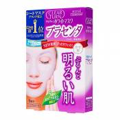 Kose Clear Turn Essence Facial White Mask 5pcs - Placenta