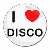 I Love Disco - Miroir compact rond de 77 mm