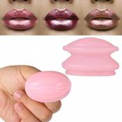 Women Sexy Full Natural Lips Mini Portable Silicone